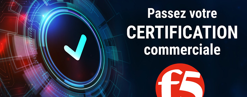 Passez votre CERTIFICATION commerciale F5