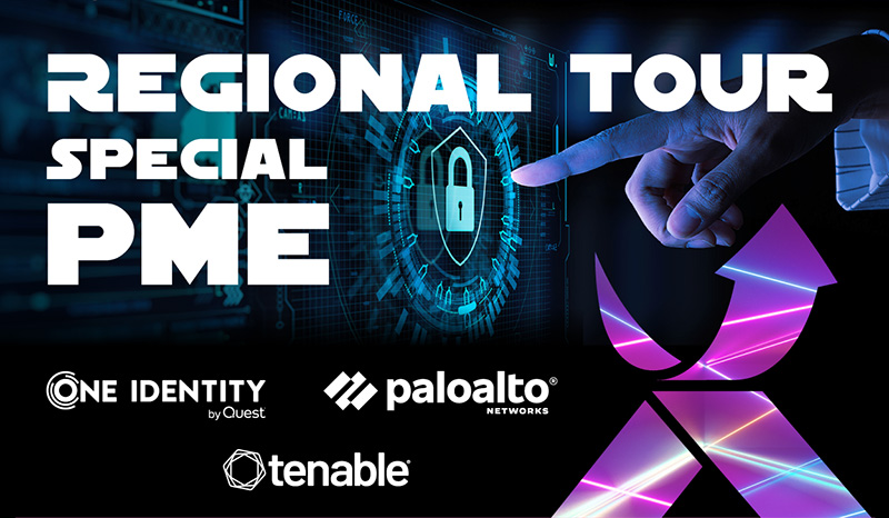 Invitation au Regional Tour Exclusive Networks avec One Identity - Palo Alto Networks - Tenable